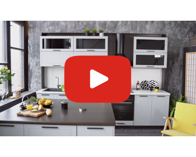 Модульная кухня Глетчер 1,8 м (Маренго силк/белый) купить недорого |  Каталог кухонь с низкими ценами и фото от 54mebel в Бердске