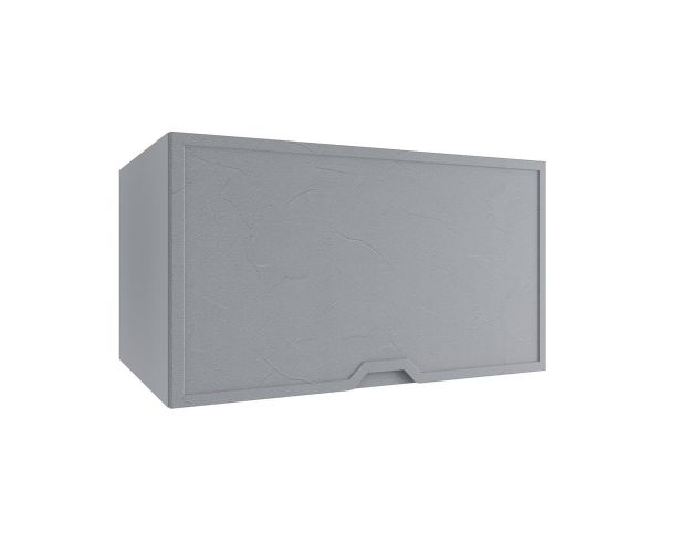 Арка ГВПГ 800 шкаф верхний горизонтальный глубокий высокий (Штукатурка белая/корпус Серый)