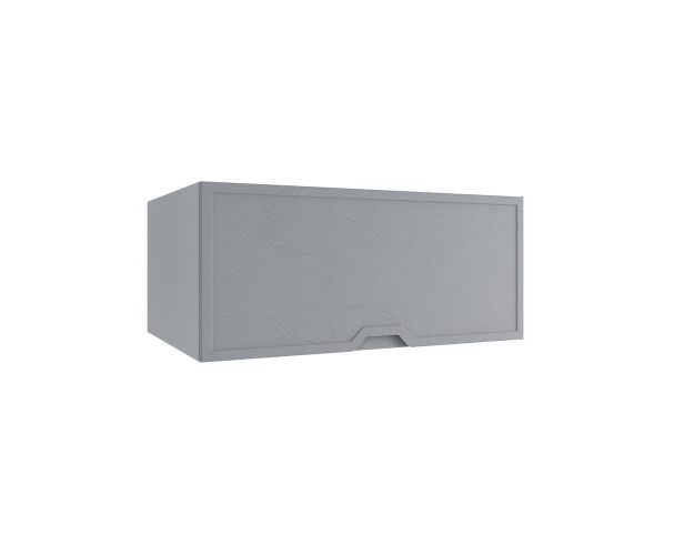 Арка ГПГ 800 шкаф верхний горизонтальный глубокий (Штукатурка белая/корпус Серый)