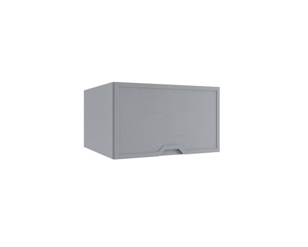 Арка ГПГ 600 шкаф верхний горизонтальный глубокий (Штукатурка серая/корпус Серый)