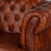 Кресло кожаное Лофт Честер-Нью (Коричневый, Рыжий)