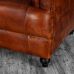 Кресло кожаное Лофт Честер-Нью (Коричневый, Рыжий)