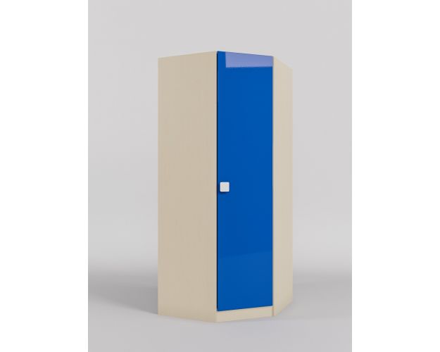 Шкаф угловой (угловая секция) Скай люкс (Синий/корпус Клен)