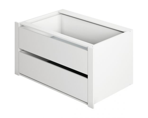 Модуль с ящиками для шкафа 800 Белый снег