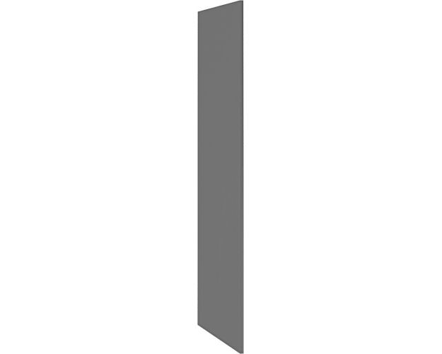 Фасад торцевой верхний Олива глянец ТПВ пенал (Белый глянец/высота 2336 мм)