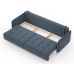 Валериан диван трёхместный прямой Синий, ткань RICO FLEX 101