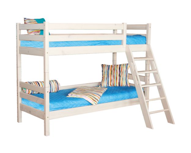 Кровать Соня вариант 10 двухъярусная с наклонной лестницей Лаванда
