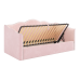 Кровать с подъемным механизмом Лея (Софа) нежно-розовый (велюр)