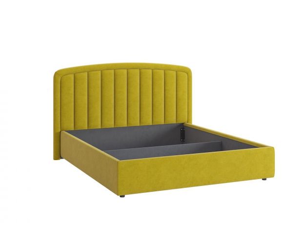 Кровать двуспальная 1.6 Сиена 2 (янтарь велюр)