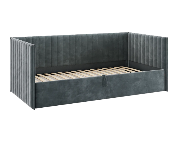 Кровать-софа Твикс графит (велюр)