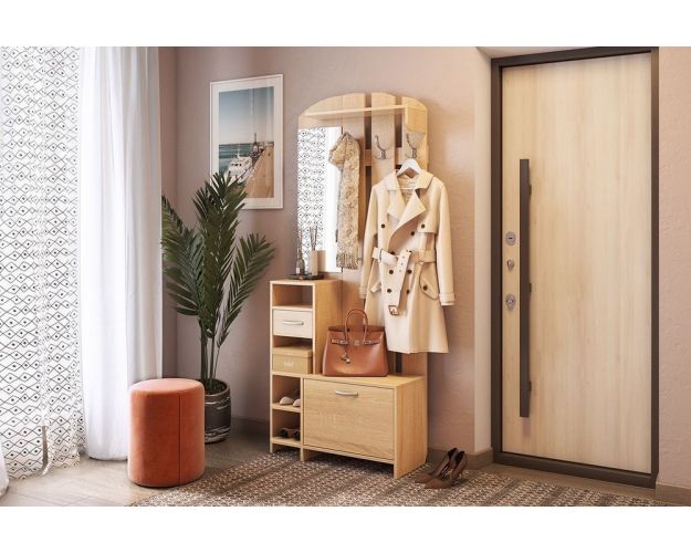 Пуф Рони 2 крем велюр