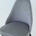 Набор стульев Милан 2 шт (серый велюр/белый) в Новосибирске