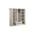 Шкаф для одежды "Сохо" (бетон пайн белый/2 ящика/зеркало)
