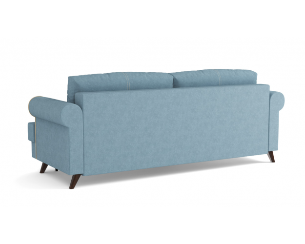 Оливер / диван - кровать 3-х местн. (еврокнижка) (велюр велутто серо-голубой