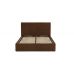 Кровать Гамма ш. 1400 (без основания для хранения) (велюр тенерифе шоколад)