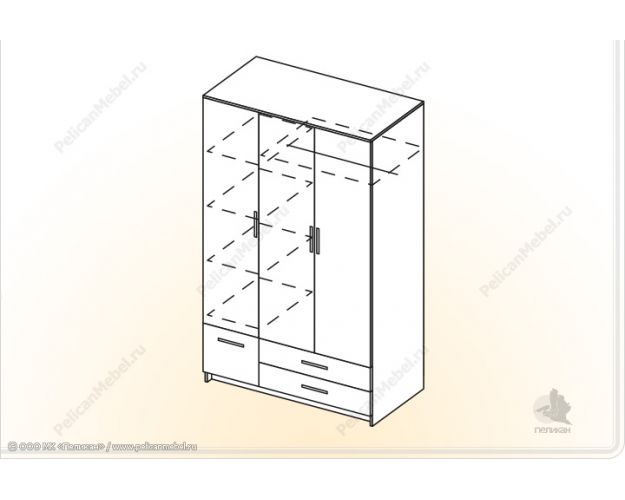 Шкаф престиж 03 пок