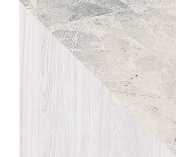 Стол обеденный Милан Ст114.0 ясень анкор светлый / мрамор марквина синий