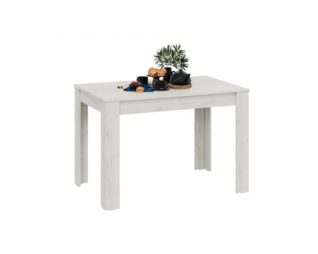 Стол обеденный Ганновер тип 1 дуб крафт белый