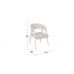 Кресло «Техас 1» (Белый матовый/Шенилл Estetica Vanille №220)