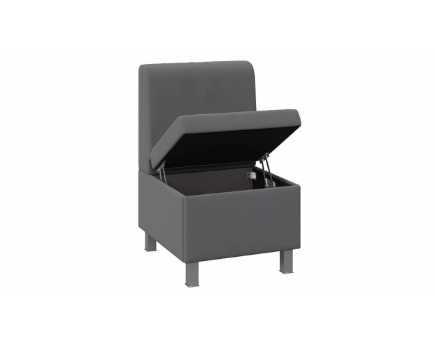 Диван прямой малый Каир исп.2 велюр Camaro 18 серый