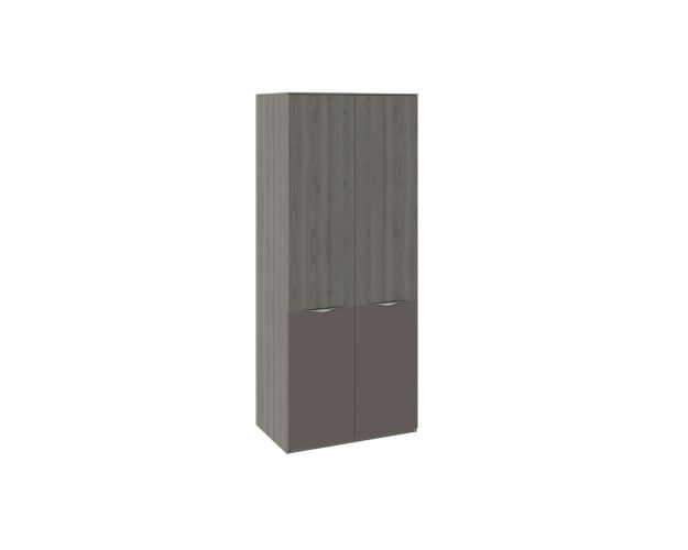 Шкаф для одежды с 2 дверями ЛКП «Либерти» Хадсон/Фон Серый