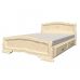 Кровать Карина-6 с ящиками из массива сосны 1600*2000 Белый Жемчуг