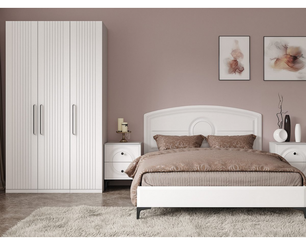 Тумба прикроватная Валенсия 13.291 белый шагрень